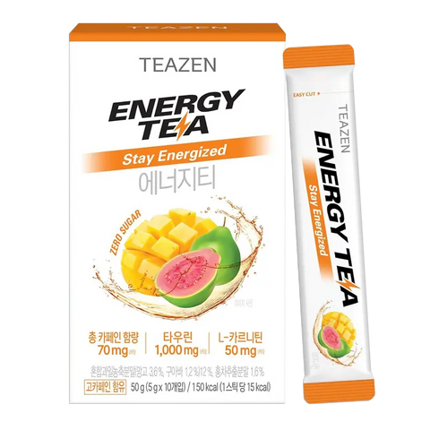 TEAZEN Energy Tea Triple Boost – Guarana – 10 Beutel