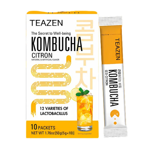 Kombucha Yuzu Coréen – Détox Sans Sucre – Drainage
