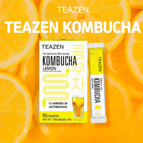 TEAZEN Classic Lemon Kombucha – 10 Beutel