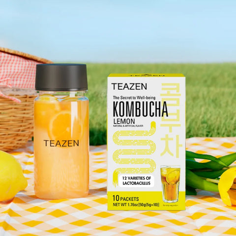 TEAZEN Classic Lemon Kombucha – 10 Beutel
