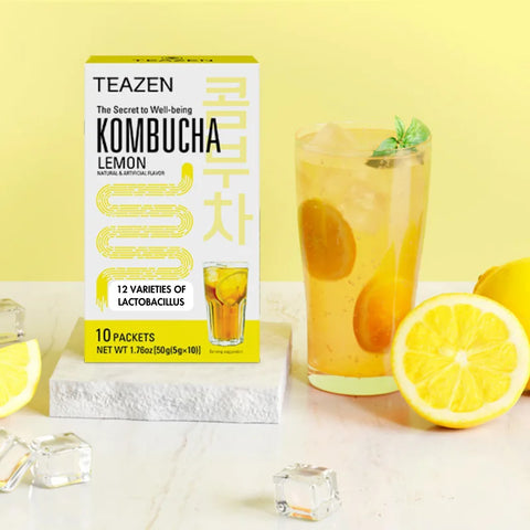 TEAZEN Classic Lemon Kombucha – 10 Beutel
