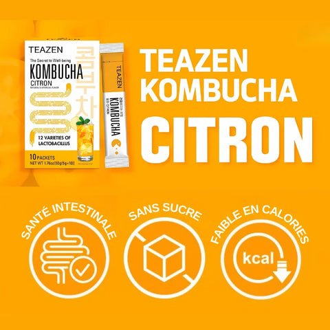 TEAZEN Koreanischer Yuzu Kombucha – 10 Beutel