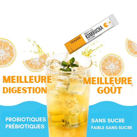 TEAZEN Koreanischer Yuzu Kombucha – 10 Beutel