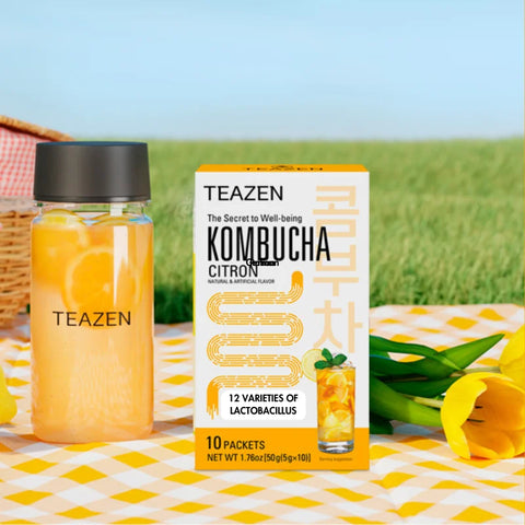 TEAZEN Koreanischer Yuzu Kombucha – 10 Beutel
