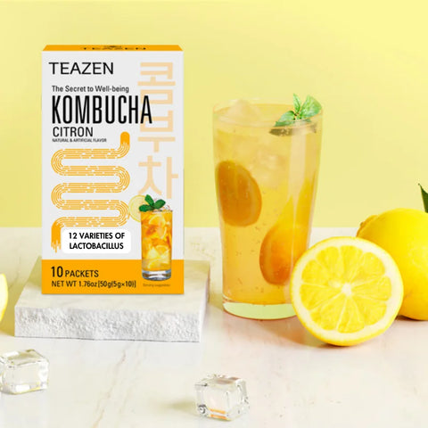 TEAZEN Koreanischer Yuzu Kombucha – 10 Beutel