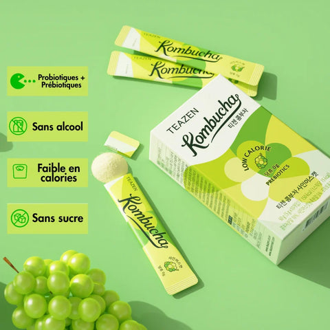 TEAZEN Kombucha Traube Muskateller – 10 Sticks