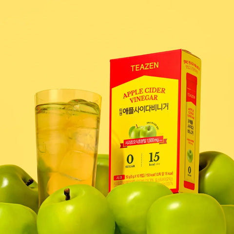 TEAZEN Apfelessig – Wellness &amp; Entgiftung – 10 Sticks